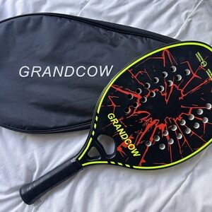 Beach Tennis Paddle Racket Racquet Carbon Frame with Soft EVA core 23mm Grandcow
